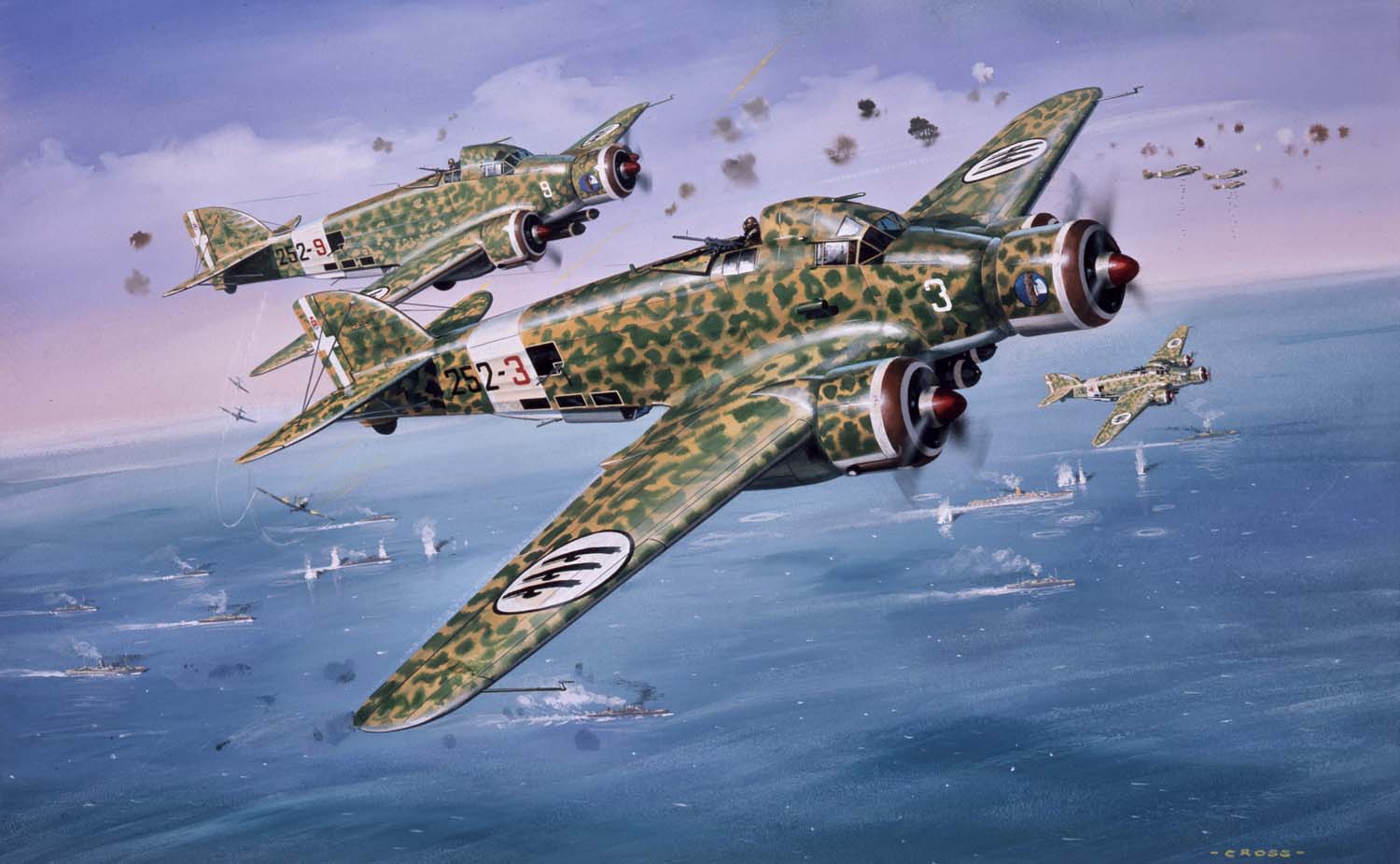 A04007V Сборная модель самолета Savoia-Marchetti SM79 Airfix