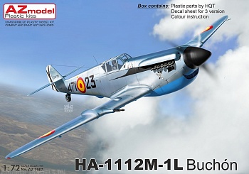 AZ7667 Сборная модель самолета HA-1112M-1L Buch?n