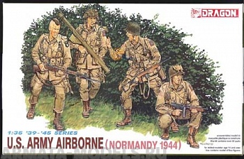 Набор фигурок 6010Д Солдаты US Army Airborne (Normandy 1944)
