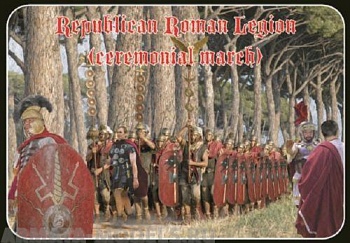 72M102ST Фигуры Republican Roman Legion (ceremonial march)