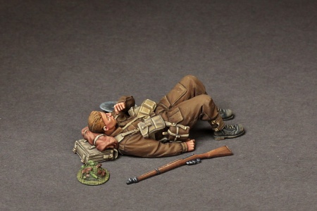 35136SOGA British infantryman at rest. SOGA Miniatures