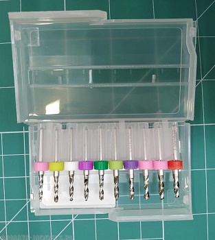 RRM2130 Набор из 10 сверл от 2,1 до 3 мм