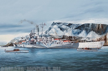 05359P Флот German Tirpitz Battleship