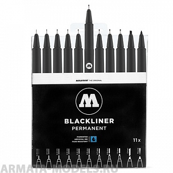 200485 Набор MOLOTOW Blackliner 11шт