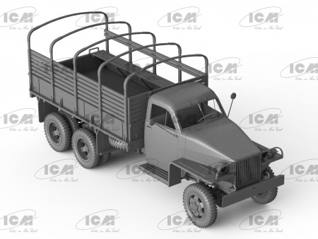 35510 Studebaker US6 с советскими водителями II МВ ICM