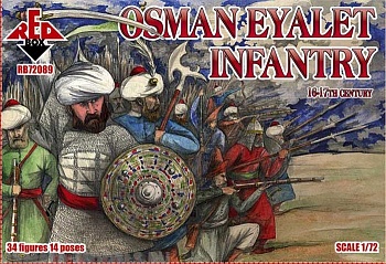 RB72088 Фигуры Osman Eyalet Infantry 16-17 century