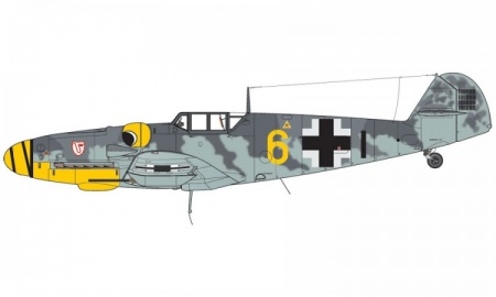 A02029A Самолет MESSERSCHMITT BF109G Airfix