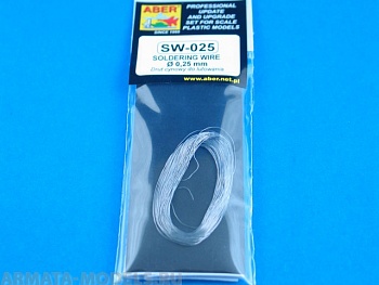 ABR-SW-025  Дополнения для  Soldering wire diameter 0,25mm length 10m для