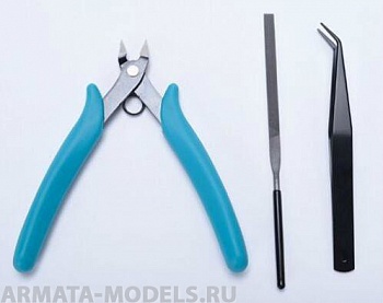 BTF001 Набор инструментов (кусачки, надфиль, пинцет)