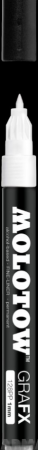 128002 Маркер MOLOTOW GRAFX Fine-Liner Белый 1мм