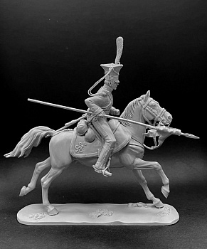 CHM-54304. Рядовой армейских уланских полков, Россия 1812-14 гг. 54 мм. Материал - смола.