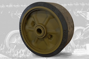 35025FURY Катки для  US tank M4 Sherman VVSS Stamped Spoke roadwheels (C85163) set