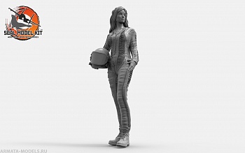 smk72010 Девушка пилот в вкк-6м