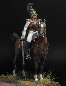 CHM-54229. Штаб-офицер Лейб-Гвардии Конного полка, Россия 1812-14 гг. 54 мм. Материал -  смола.