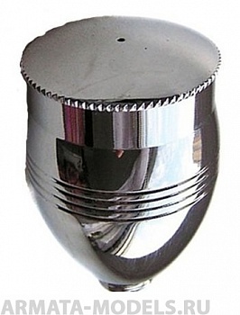 1529 Емкость с крышкой,  13 мл,резьба, металл