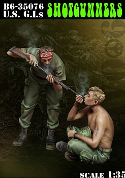 B6-35076 Миниатюра US GIs "Shotgunners"