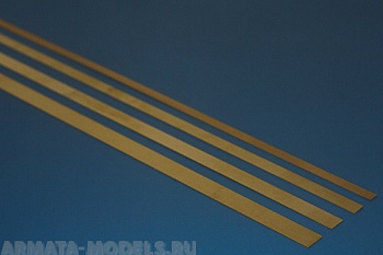 051 60100RB Латунные полоски Brass stripes, 0,60 x 8,0