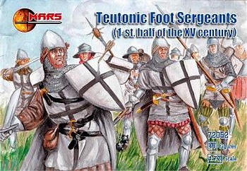 72052MR Фигуры Teutonic Foot Sergeants 1/72 Mars