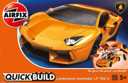 J6007 QUICKBUILD Lamborghini Aventador - Оранжевый Airfix
