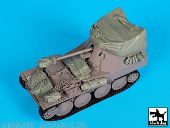 BDT35160 1/35 Marder III w/ canvas accessories set (DRAG)