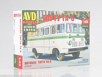 4018AVD Сборная модель  Автобус Тарту ТА-6