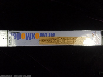 AW20067 Деревянная палуба для IJN Battle ship Fuso 1944