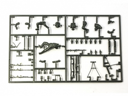 35038T Немецкие пулеметчики с MG34 и MG42 в действии (7 фигур) Tamiya