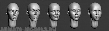 ARM356028 Женские головы (без волос) №1