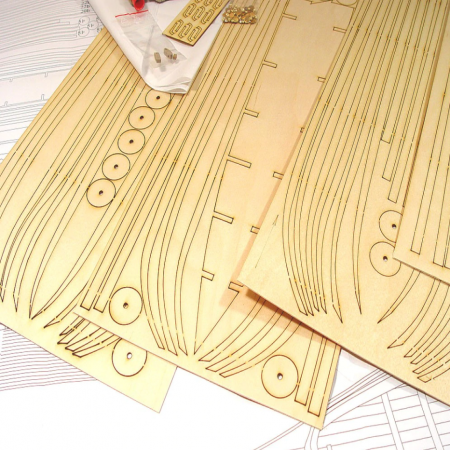 DSK005 Viking Longship XI век Dusek