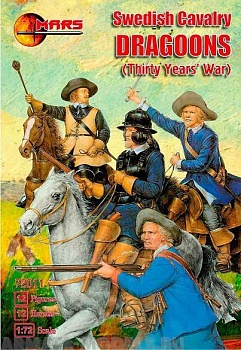 72011MR Фигуры Swedish Cavalry Dragoons 1/72 Mars
