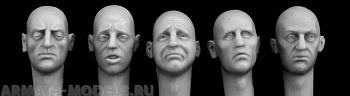 HH26 5 bald heads with defeated expressions