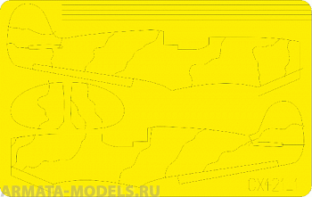 CX421ED  Окрасочная маска Spitfire camo scheme A 1/72