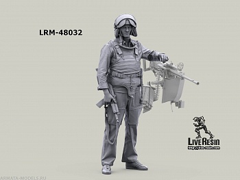 LRM48032 Советский пилот вертолета на инструктаже. Война в Афганистане, фигура 1