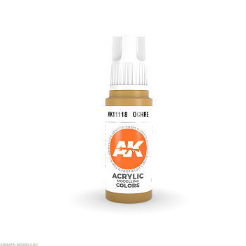 AK11118 Краска акриловая Ocher 17ml