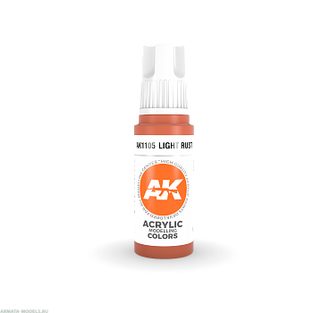AK11105 Краска акриловая Light Rust 17ml