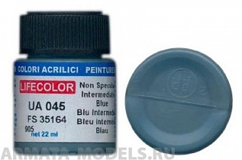 UA045 Краска акриловая NON SPEC. INTERM. BLUE FS 35164