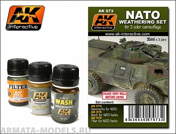 AK073 Набор для везеринга NATO WEATHERING SET