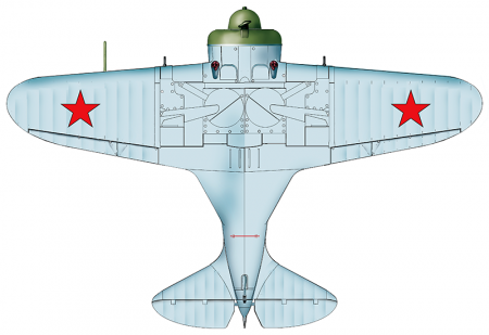 48033 Истребитель И-16 тип 24 Бориса Сафонова ARK model