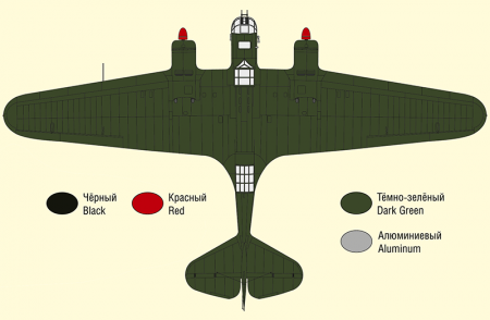 72002 Советский фронтовой бомбардировщик СБ-2 ARK model