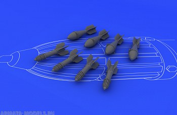 648073ED Комплект вооружения Il-2 weapon set (FAB 50, RS 132)