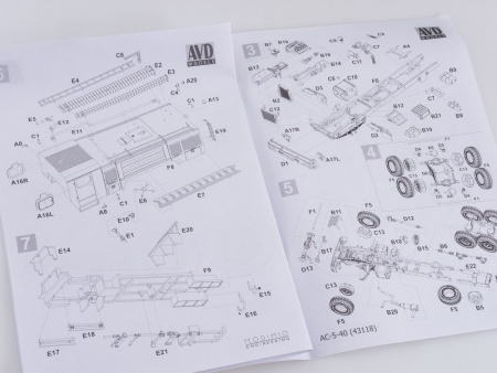 1270AVD Сборная модель АЦ-5-40 (43118) AVD Models