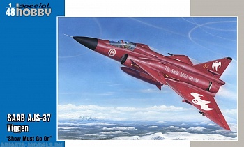 SH48188 SAAB AJS-37 Viggen Show must go on