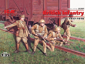 35301 Фигуры Британская пехота (1917-1918)