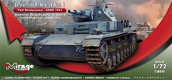 728055 Танк German Tank Pz.Kpfw. IV Ausf. E Fall Barbarossa USSR 1941