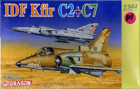 4608Д Самолет IDF KFIR C2 + C7 Dragon