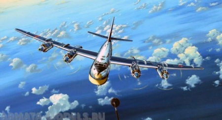 03904 Самолет  Ту-95 МС Trumpeter