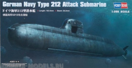 83527 Подводная German Navy Type 212 Attack Submarine Hobby Boss