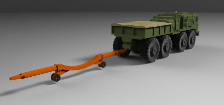 AM14402 Четырёхосный седельный тягач МАЗ 537л Arma Models