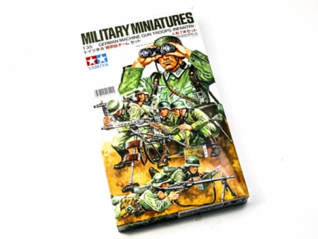 35038T Немецкие пулеметчики с MG34 и MG42 в действии (7 фигур) Tamiya