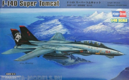 80368 Самолет F-14D Super Tomcat Hobby Boss
